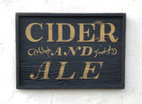 Cider and Ale