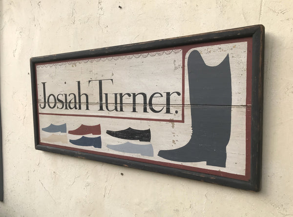 Josiah Turner Boot and Shoe Maker