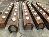 Votive Candle Holder made from reclaimed barn beam
