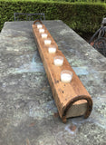 Votive Candle Holder made from reclaimed barn beam