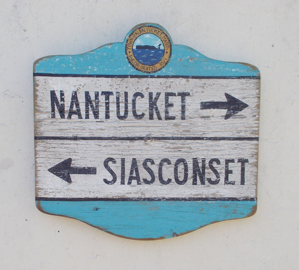 18" Nantucket/Siasconset Directional sign