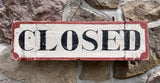 Two-sided Open/Closed sign