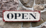 Two-sided Open/Closed sign