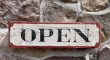 Two-sided Open/Closed sign