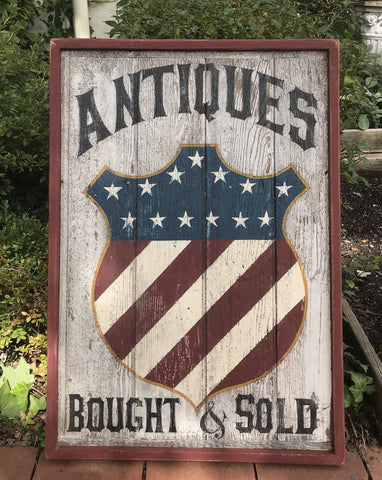 Antiques Bought and Sold with Shield
