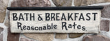 Bath and Breakfast, Reasonable Rates