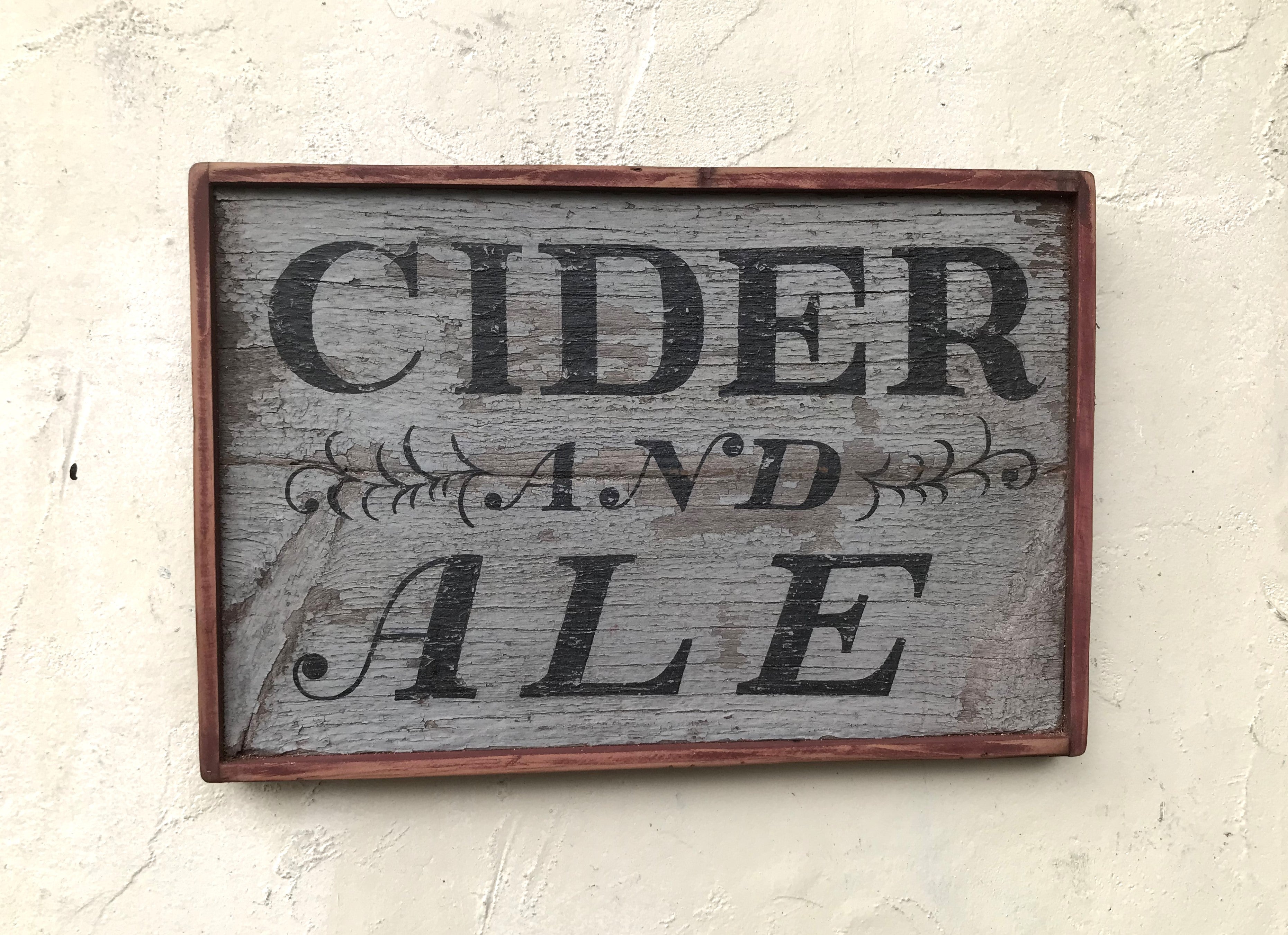 Cider and Ale