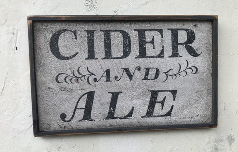 Cider and Ale