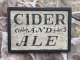 Cider and Ale