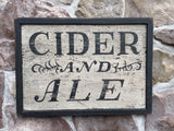 Cider and Ale