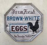 Farm Fresh Brown White Eggs