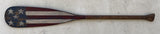 Flag Decorated Vintage Boat Paddle