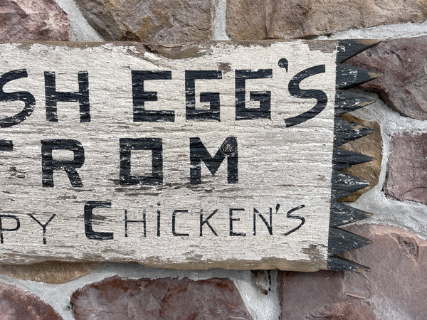 Fresh Eggs From Happy Chickens