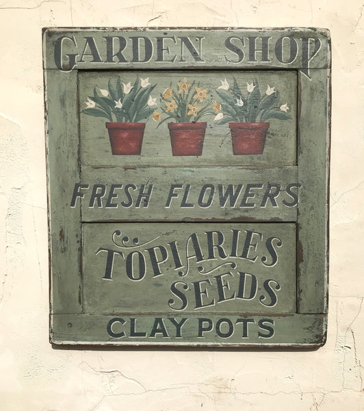 Garden Shop sign