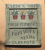 Garden Shop sign