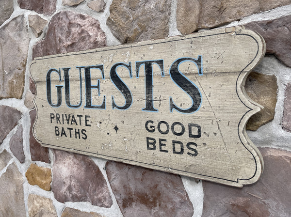 Guests -Private Baths Good Beds