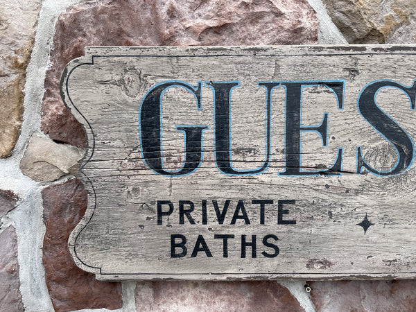 Guests -Private Baths Good Beds