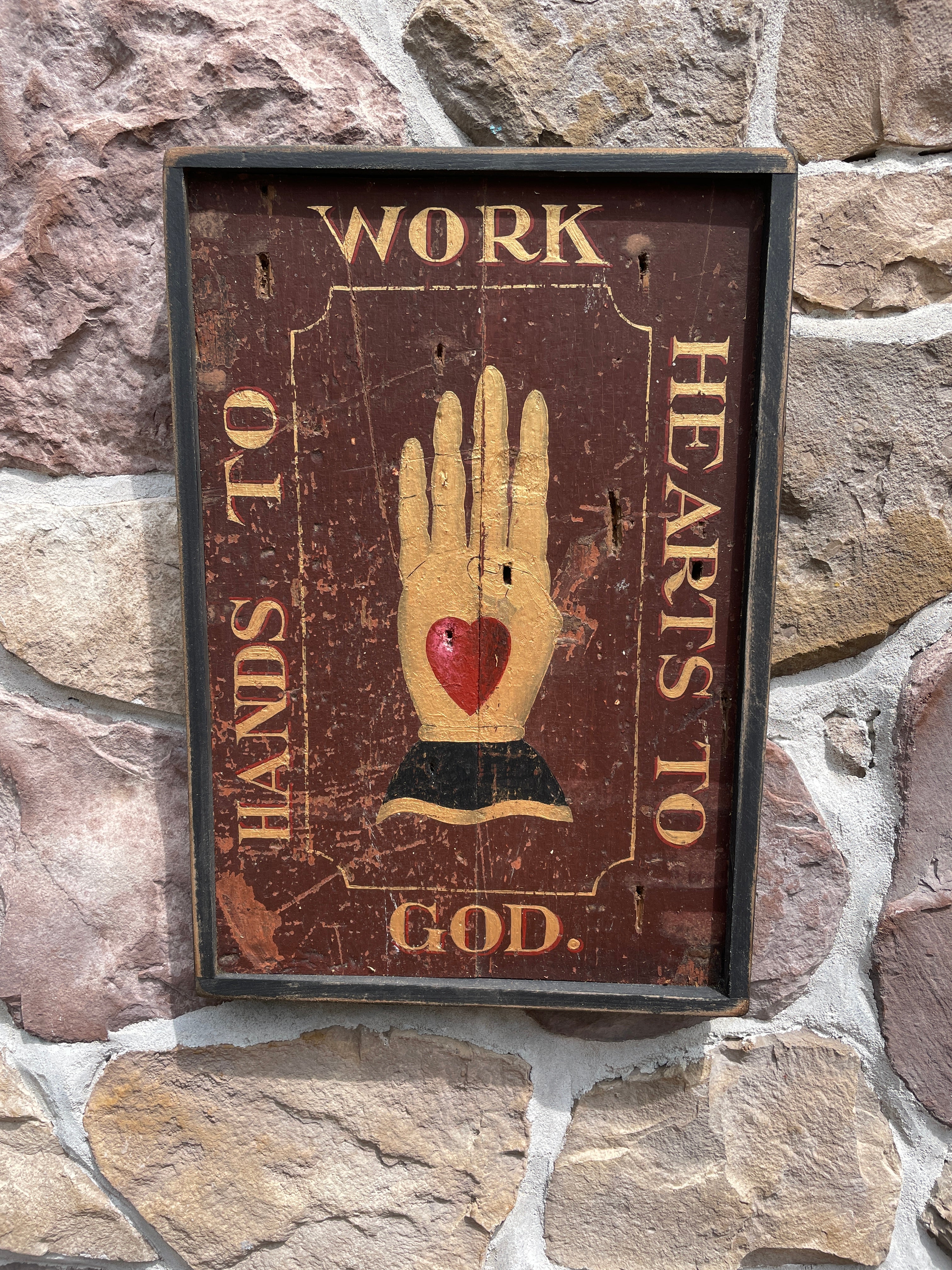Hands To Work, Hearts To God