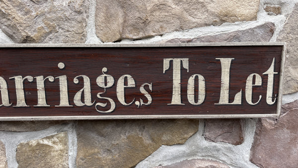 Horses and Carriages To Let