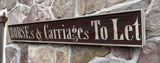 Horses and Carriages To Let