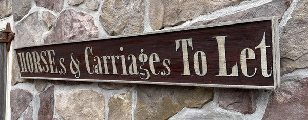 Horses and Carriages To Let