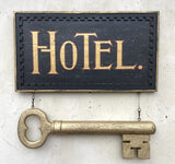 Hotel with carved key