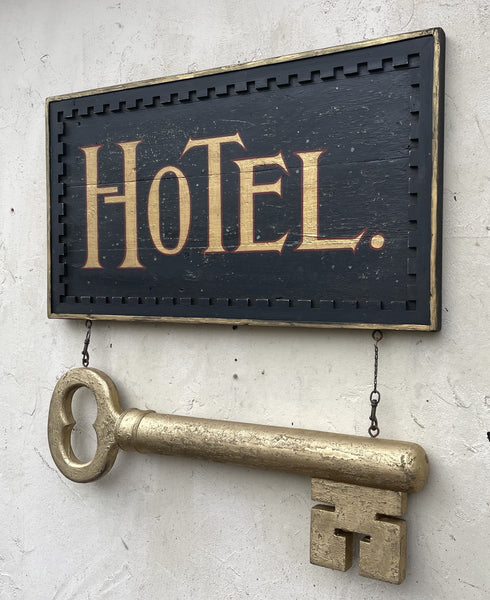 Hotel with carved key