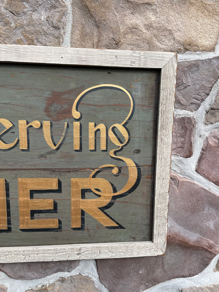Now Serving Dinner