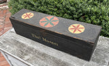 Paint Decorated Antique Tool Box