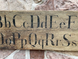 Alphabet sign with Pinwheels