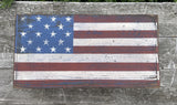 America Flag antique box