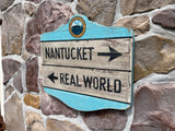 Nantucket-Real World Directional sign