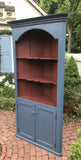 Tombstone Pine Corner Cupboard