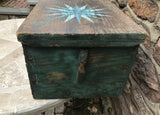 Paint Decorated Antique Sea Chest