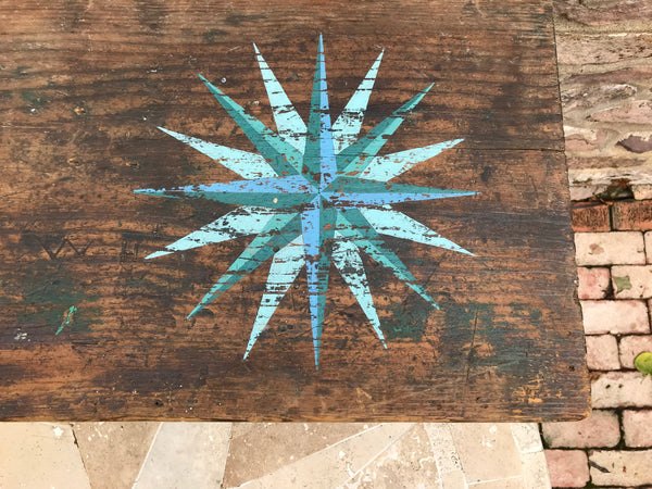 Paint Decorated Antique Sea Chest