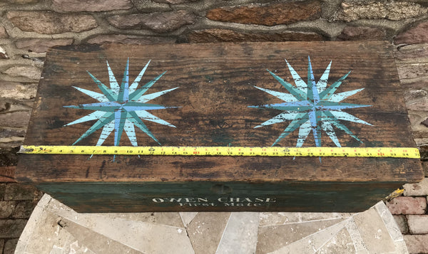 Paint Decorated Antique Sea Chest