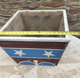 Vintage Patriotic Decorated Box