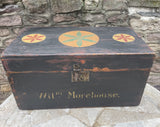 Paint Decorated Antique Dovetailed Chest