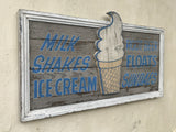 Ice Cream sign with cone