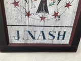 J. Nash Eagle tavern sign