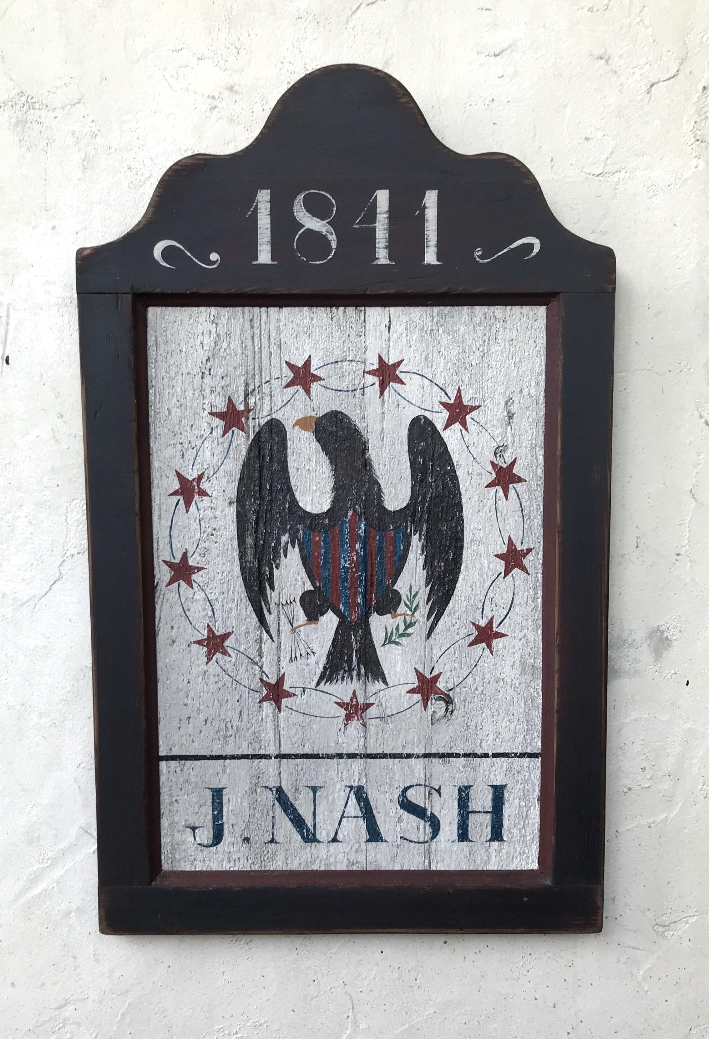 J. Nash Eagle tavern sign