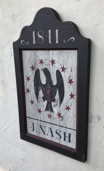 J. Nash Eagle tavern sign