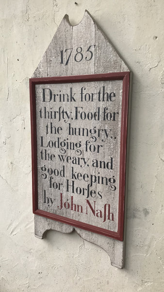 John Nash tavern sign