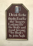 John Nash tavern sign