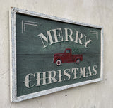 Merry Christmas (with vintage truck)