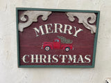 Merry Christmas (with vintage truck)