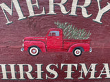 Merry Christmas (with vintage truck)