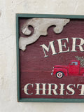 Merry Christmas (with vintage truck)