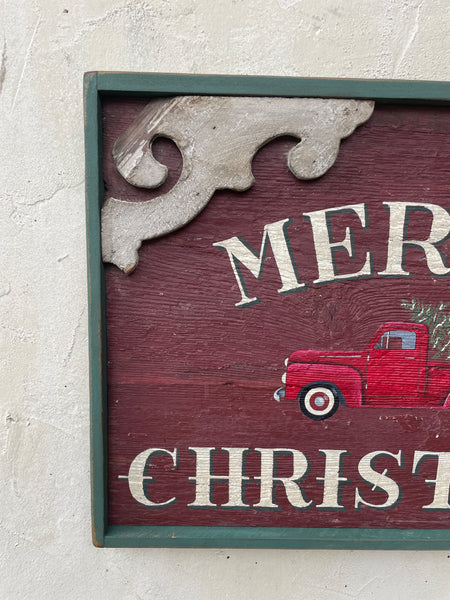 Merry Christmas (with vintage truck)