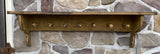 48" Mustard Shelf with heavy duty Shaker Pegs